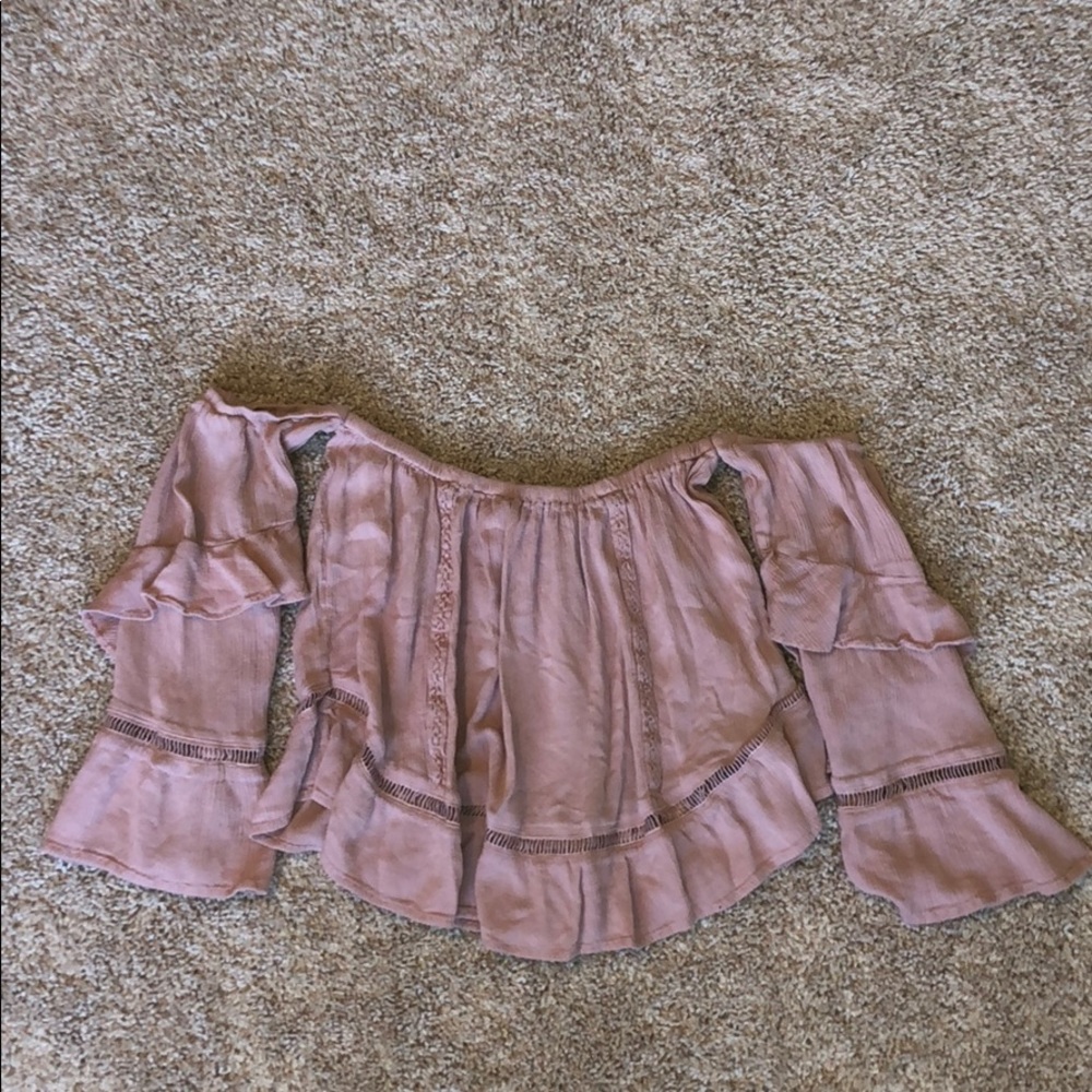 American Rag Off the Shoulder Long Sleeve